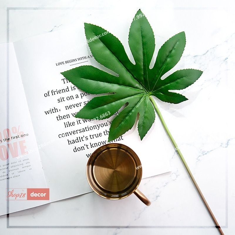 Lá cây trang trí chụp ảnh sản phẩm - Shop28Decor Lá cây trang trí chụp ảnh sản phẩm - Shop28Decor