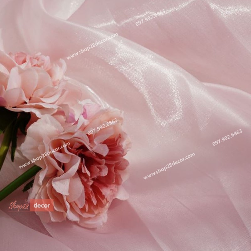 Vải ánh kim màu hồng phai, phông nền chụp ảnh - Shop28Decor.com Vải ánh kim màu hồng phai, phông nền chụp ảnh - Shop28Decor.com