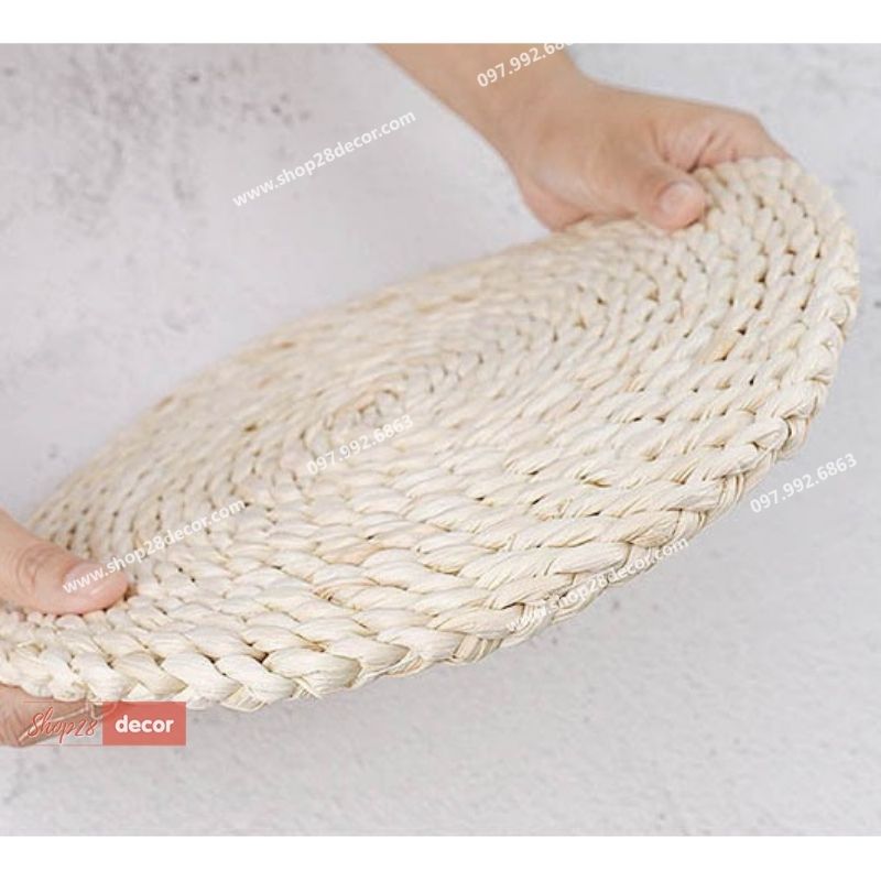 Thảm cói trang trí chụp ảnh sản phẩm - Shop28Decor.com Thảm cói trang trí chụp ảnh sản phẩm - Shop28Decor.com