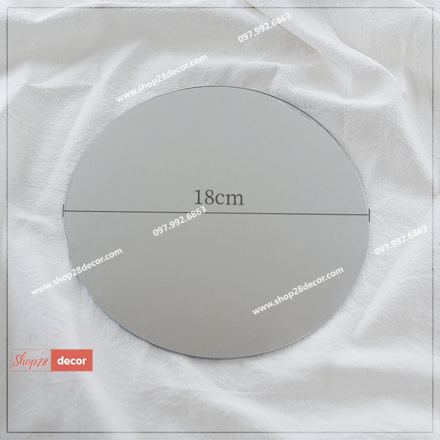 Gương trang trí dùng làm Phụ kiện chụp ảnh sản phẩm - Shop28Decor.com