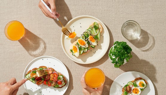 Chụp góc chụp food khác nhau để có nhiều bức ảnh sống động