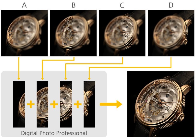 Sử dụng kĩ thuật “FOCUS STACKING”